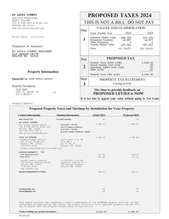 St. Louis County begins sending 2024 proposed property tax notices