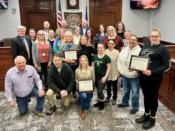 St. Louis County Board presents Public Health Achievement Awards