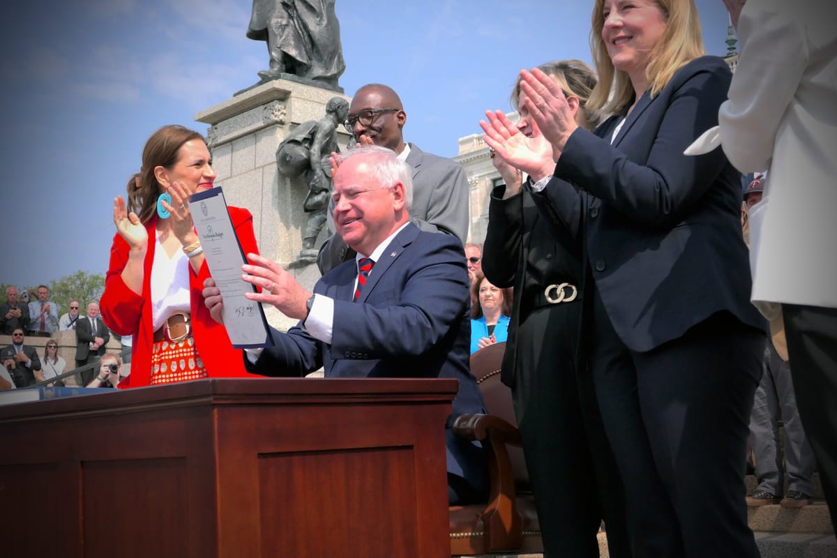 Is Tim Walz running for president? No, but he’s up to something with this national politicking.