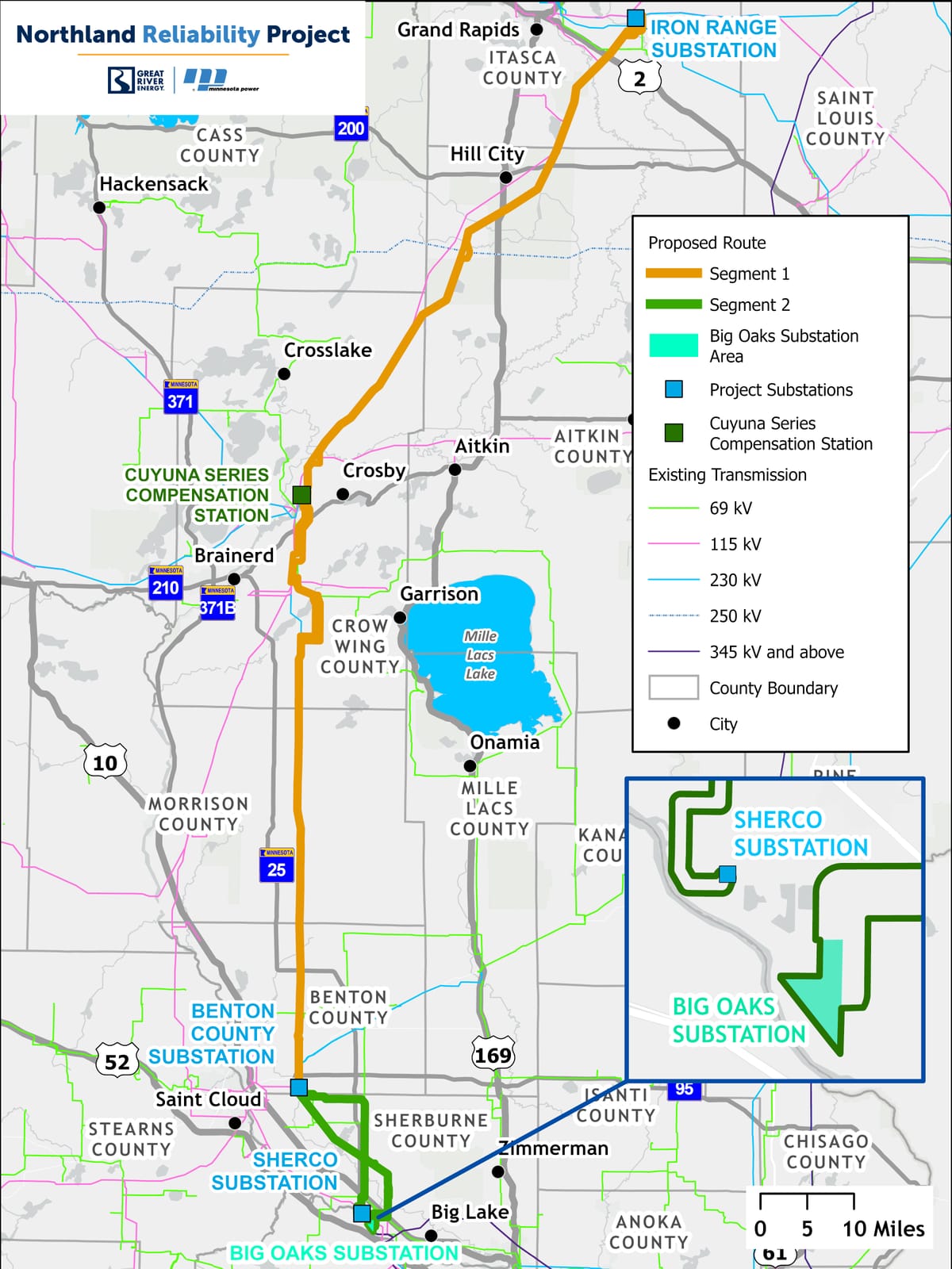 Minnesota Power and Great River Energy advance joint 345-kV transmission line project