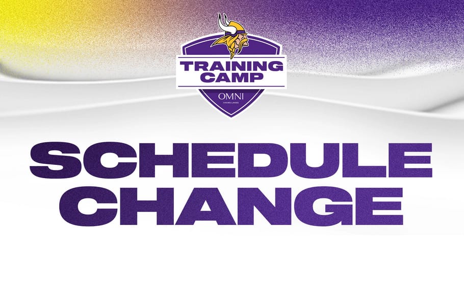 Vikings training camp canceled today