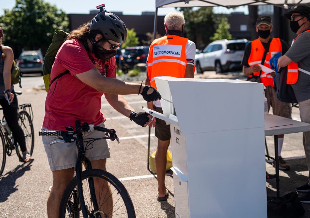 GOP backs voting by mail, yet turns to courts to restrict it in battleground states