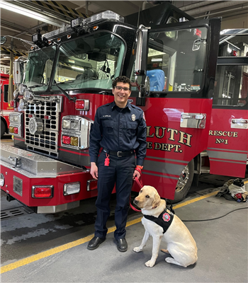 Duluth Fire Department adds new K-9