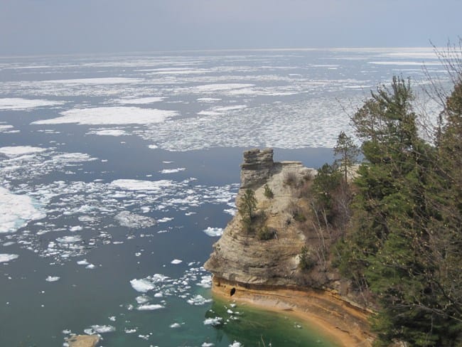 This winter marked the lowest ice cover on the Great Lakes in 50 years, experts report