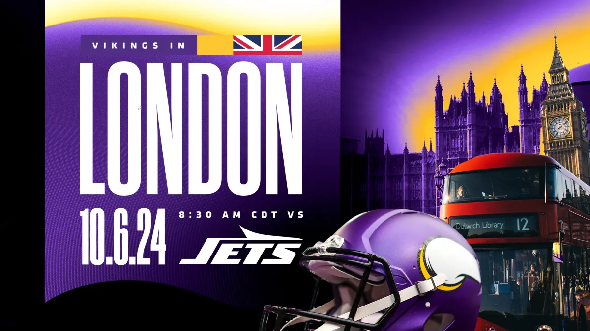 Vikings to face Jets in Week 5 in London