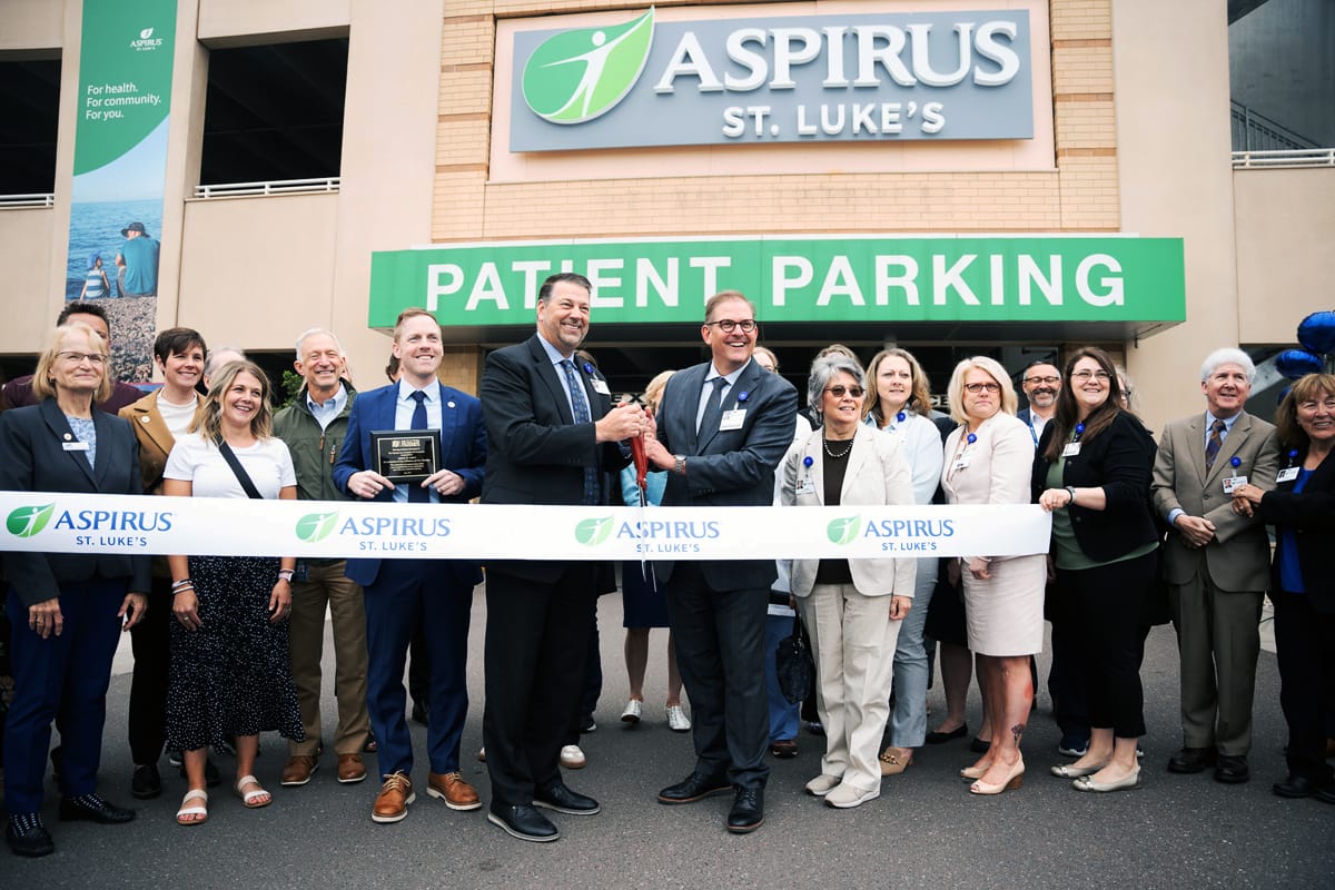 St. Luke’s and Lake View unveil new Aspirus Health names and logos