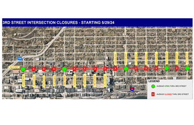 City of Duluth provides updated traffic impacts for Third Street reconditioning project